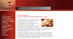 Desktop Screenshot of anwaltunion.info